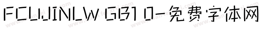 FCUJINLW GB1 0字体转换